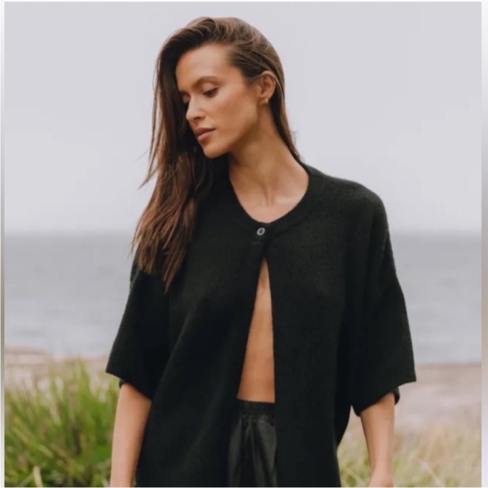 Daily Drills Single Button Sweater